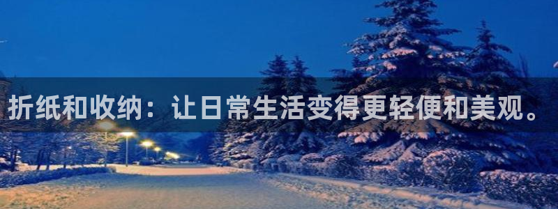 龙八国际mg老虎机：折纸和收纳：让日常生
