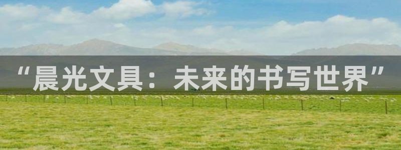 龙八国际官方网站pt：“晨光文具：未来的