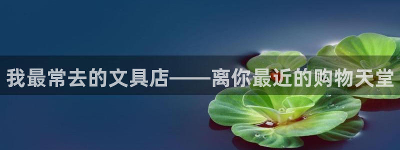 龙八国际88：我最常去的文具店——离你最