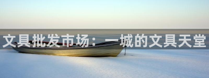 龙八国际平台手机版：文具批发市场：一城的